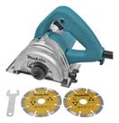 Serra Marmore 4.3/8" 1300w 110v Makita 4100NH3ZX2 Com 2 Discos Serra Marmore 4.3/8" 1300w 110v Makita 4100NH3ZX2 Com 2 Discos