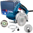 Serra Mármore 5 POL 1500W TITAN GDC 151 Maleta, Kit Refrigeração e Disco BOSCH + 1 Disco p/ Madeira