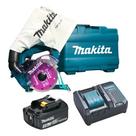 Serra Marmore Makita DCC500 18V 125mm Com Bateria e Carregador