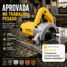 Serra Mármore Profissional Menegotti 1300W Corte 34mm 127V ou 220V Alta Rotação