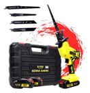 Serra Sabre Serrote Portatil Elétrica 2 Bateria Profissional