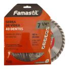 Serra Videa 7 1/4" com 40 Dentes 185x20mm Famastil