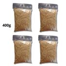 Serragem de madeira Pinus 100% seca natural (Pacote com 400g)