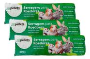 Serragem Prensada Roedores 800g Jj Pellets C/ 3 Unidades Serragem Prensada Roedores 800g Jj Pellets C/ 3 Unidades