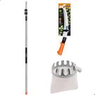 Serrote para Poda e Apanhador Frutas com Cabo Extensor 5 Metros Tramontina