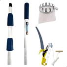 Serrote Podador e Cabo Extensor 6 Metros com Colhedor de Fruta
