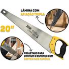 Serrote Profissional Lâmina de Aço Manganês Cabo Plástico 20" Fertak