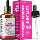 Sérum artnaturals, intensificador de colágeno para rosto, 30 ml com ácido hialurônico e vitamina E