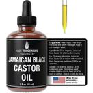 Sérum de crescimento capilar Maximizador de espessura de cabelo Óleo de rícino preto jamaicano 60mL
