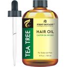 Sérum para cabelo First Botany Tea Tree, óleo de rícino, 120 ml