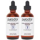 Sérum PURA D'OR Ácido Hialurônico 200mL x2 (400mL) Antienvelhecimento