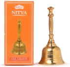Service Bell Shubhkart em latão sólido Ghanti 4,31x4,31x9,39 cm Service Bell Shubhkart em latão sólido Ghanti 4,31x4,31x9,39 cm