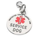Service Dog Tag K9King Premium em aço inoxidável para raças pequenas Service Dog Tag K9King Premium em aço inoxidável para raças pequenas