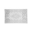 Serviço Americano Uzoo Decorativo 30x45cm Prata Fl-1604 Serviço Americano Uzoo Decorativo 30x45cm Prata Fl-1604