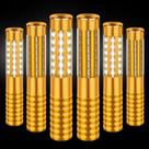Serviço de garrafas recarregáveis LED Strobe Baton Light, 6 unidades de ouro