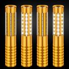 Serviço de garrafas recarregáveis LED Strobe Baton Light x4 - Gold