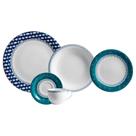 Serviço de Jantar e Chá 30 Peças Porcelana Itacaré