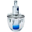 Serviço p/Vodka Soave em Vidro e Aço Inox com 6 Copos Riva
