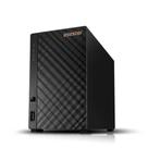 Servidor Nas Storage Asustor AS1202T Drivestor2 Gen2 QuadCore 1,7 GHz 1GB DDR4 2 Baias USB3.2 LAN AS1202T