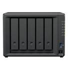 Servidor Nas Synology DS1525+ AMD Ryzen V1500B 5 Baias - Preto