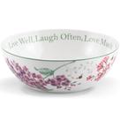 Servindo Bowl Lenox Butterfly Meadow Live Well, Laugh Frequentemente Servindo Bowl Lenox Butterfly Meadow Live Well, Laugh Frequentemente