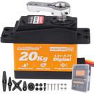 Servo Motor HobbyPark Waterproof 20KG, engrenagem de metal de alto torque