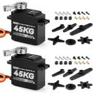 Servo Motor Smraza 45KG impermeável Full Metal Gear 2 unidades