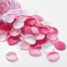 Serwalin 300 pétalos de rosa de seda, fucsia, colores mixtos, 1,5"