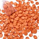 Serwalin 300 unidades de pétalas de rosa de seda laranja 3,8 cm