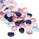 Serwalin 300 unidades de seda, pétalas de rosa, rosa, azul marinho, mistura