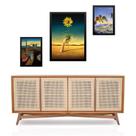 Set 3 Quadros Artes Salvador Dalí - com vidro Set 3 Quadros Artes Salvador Dalí - com vidro