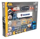 Set completo Construção Mini Work Machines sortidos Maisto cor:Scania