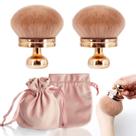 Set de 2 Brochas de Maquillaje Extra Grandes Holyenten para Autobronceador