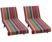 Set de 2 Fundas para Sillón Lounge de Piscina COTTON CRAFT Summer of Siam en Algodón
