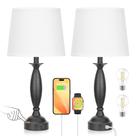 Set de 2 Lámparas con Control Táctil Seealle con Puertos USB Set de 2 Lámparas con Control Táctil Seealle con Puertos USB