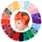 Set de 20 Diademas Doboi para Bebé Niña con Grandes Lazos de Nylon