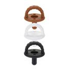 Set de 3 Chupetes de Silicona Itzy Ritzy con Asa Plegable