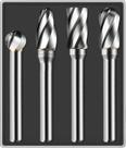 Set de 4 Burrs de Carburo Sworker con Cabeza de 10mm y Vástago 1/4"