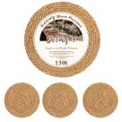 Set de 4 Individuales BAVIFY Redondos Tejidos de 33 cm en Color Natural Set de 4 Individuales BAVIFY Redondos Tejidos de 33 cm en Color Natural