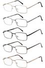 Set de 5 Anteojos de Lectura Success Eyewear de Metal con Protección UV