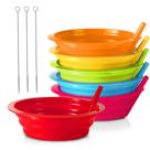 Set de 6 Cuencos para Cereal para Niños PLASKIDY 650 ml sin BPA
