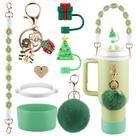 Set de Accesorios Navideños para Stanley Cup RONGFY 8 Piezas Verde