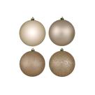 Set de Adornos Vickerman 6" Avena con 4 acabados y 4 adornos