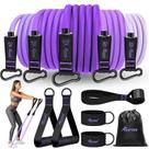 Set de Bandas de Resistencia HPYGN de 5 Niveles para Gimnasio en Casa