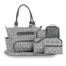 Set de Bolsa para Pañales para Bebé TeqHome Grande Multifuncional Gris Oscuro Set de Bolsa para Pañales para Bebé TeqHome Grande Multifuncional Gris Oscuro