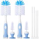Set de Cepillos para Biberón CAREBABYMORE 26 cm Nylon con Ventosa