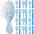 Set de Cepillos para el Pelo FillTouch Mini 24 Piezas Viaje Mojado y Seco Azul