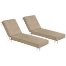 Set de Cojines para Chaise Lounge Sundale para Exterior Olefina 80x66x10 cm