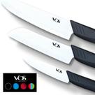 Set de Cuchillos de Cerámica Vos en Caja de Regalo Elegante para Cocina, 3 Piezas