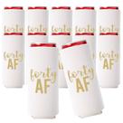 Set de enfriadores para latas "Forty AF" para fiesta de 40 años